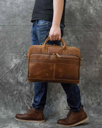 Executive Vintage Leather Briefcase™