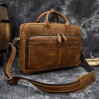 Executive Vintage Leather Briefcase™