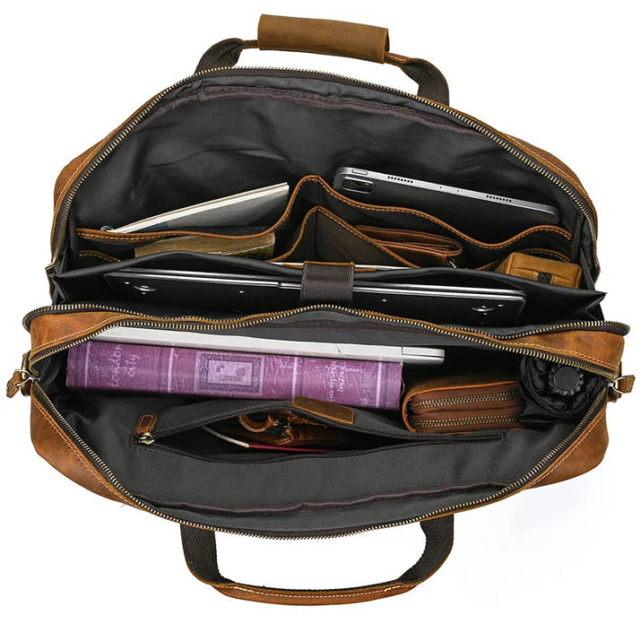Executive Vintage Leather Briefcase™