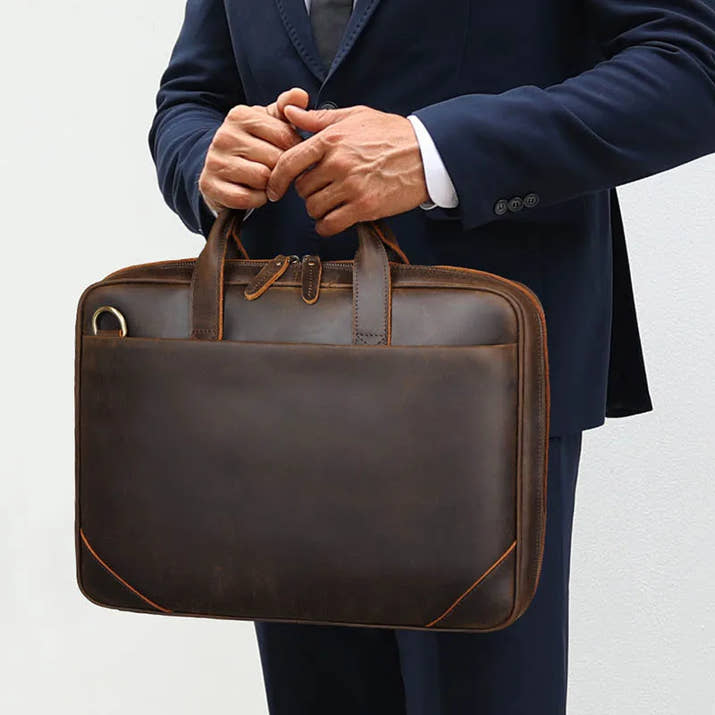 Executive Vintage Leather Briefcase™