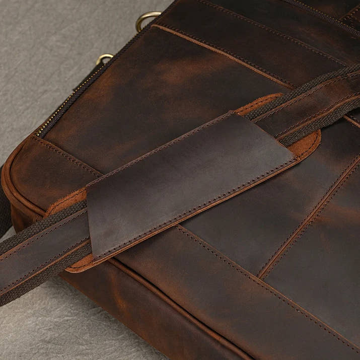 Executive Vintage Leather Briefcase™
