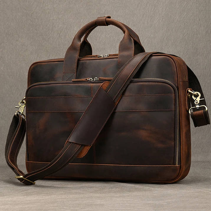 Executive Vintage Leather Briefcase™