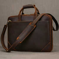 Executive Vintage Leather Briefcase™