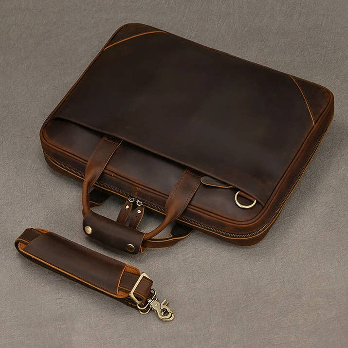 Executive Vintage Leather Briefcase™