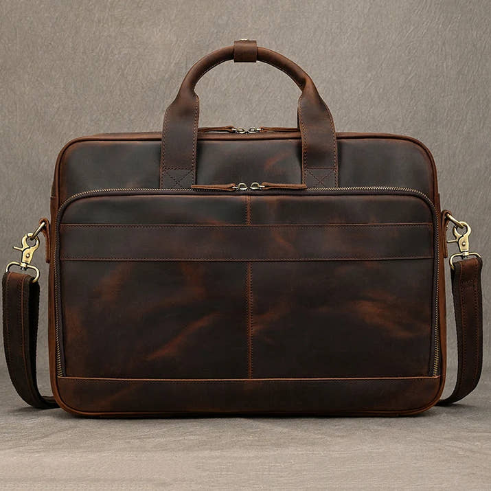 Executive Vintage Leather Briefcase™
