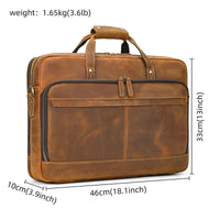 Executive Vintage Leather Briefcase™