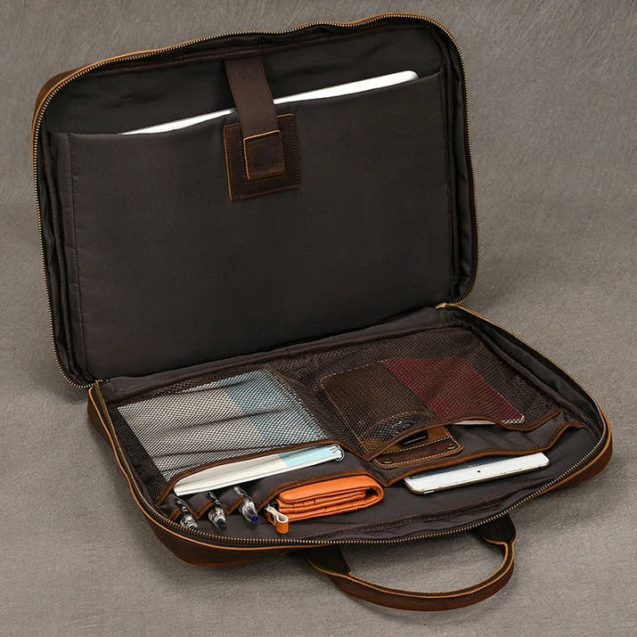 Executive Vintage Leather Briefcase™