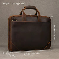 Executive Vintage Leather Briefcase™