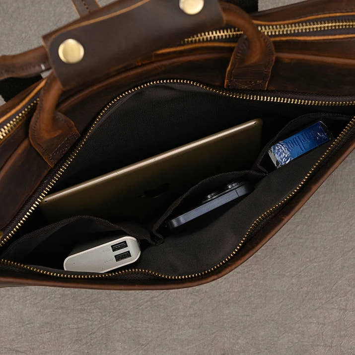 Executive Vintage Leather Briefcase™