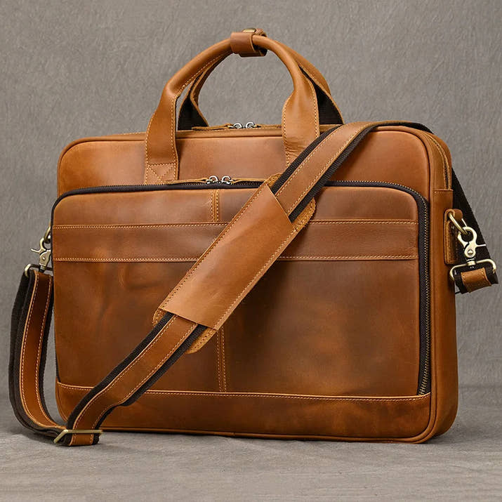 Executive Vintage Leather Briefcase™